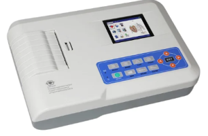 Eletrocardiógrafo de 3 Canais e 12 Derivações (Display 3,50 Polegadas)
