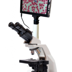 Microscopio Biologico Trinocular Com Sistema de Video Completo